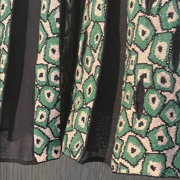 Missoni Green and Black Patterned Mini Dress - Picture 14 of 16